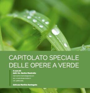 CAPITOLATO SPECIALE delle Opere a Verde – Assoverde